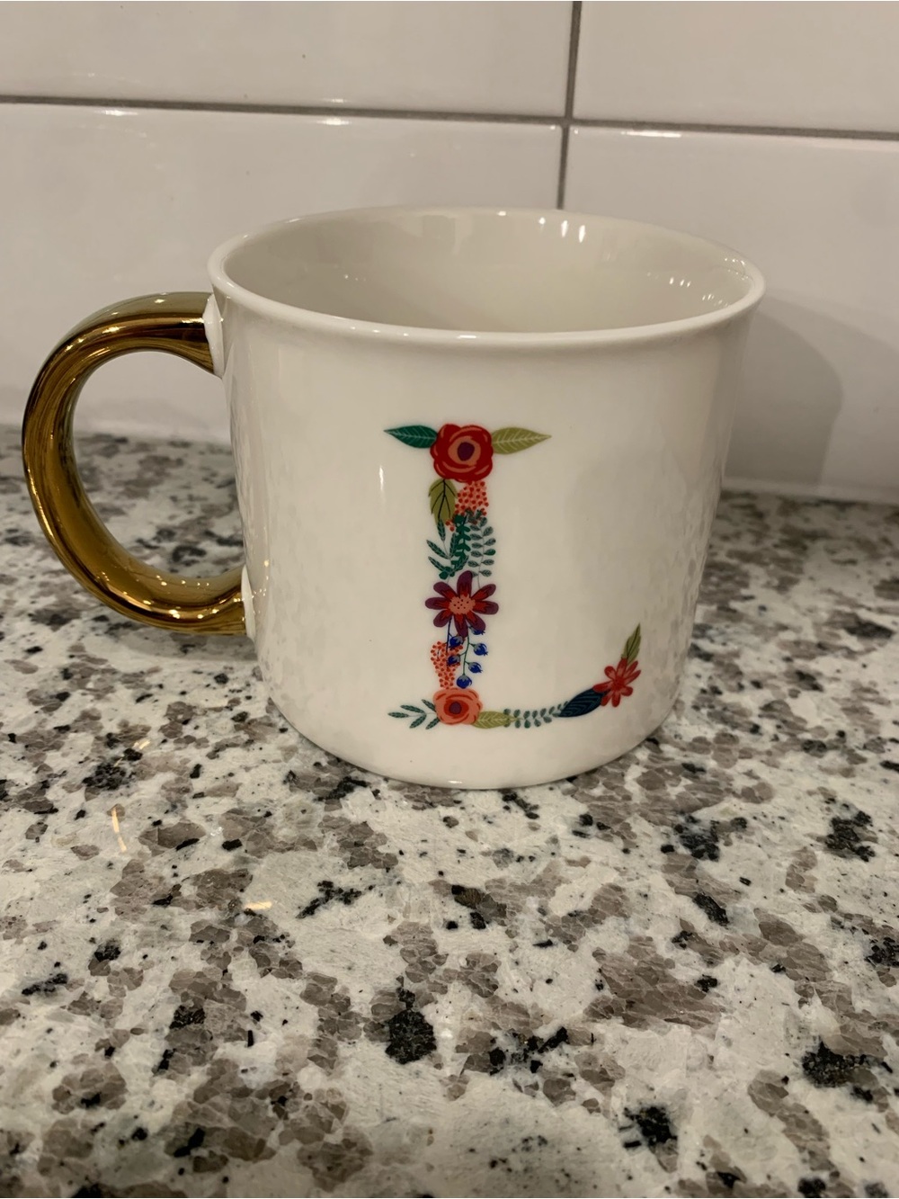 OPALHOUSE Floral Monogram Mug